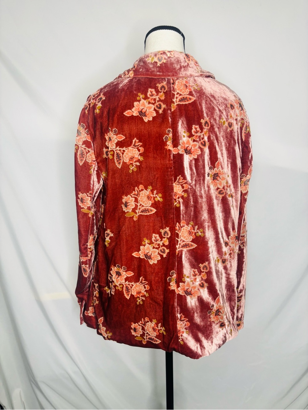 Anthropologie Hutch Floral Velvet Blazer - Picture 7 of 8